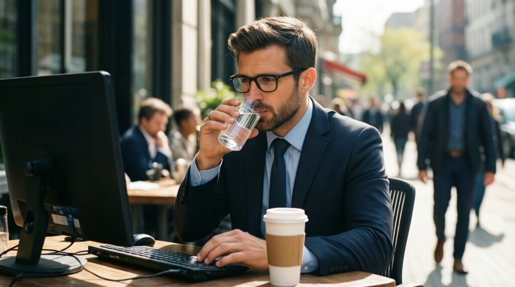Как поддерживать энергию в течение дня: простые правила сна, воды и пауз - иллюстрация