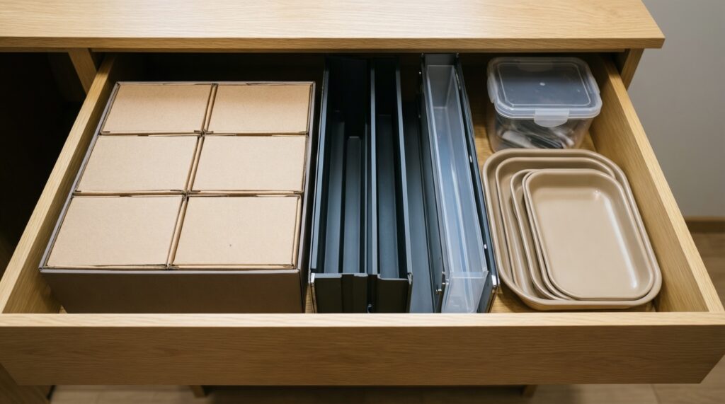 Как организовать хранение в маленькой квартире без лишней мебели - иллюстрация