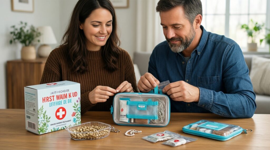 Мини-набор первой помощи дома: что реально нужно иметь под рукой - иллюстрация