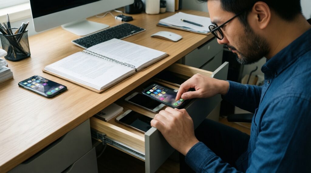 Реальные способы меньше сидеть в телефоне: настройки и ритуалы - иллюстрация