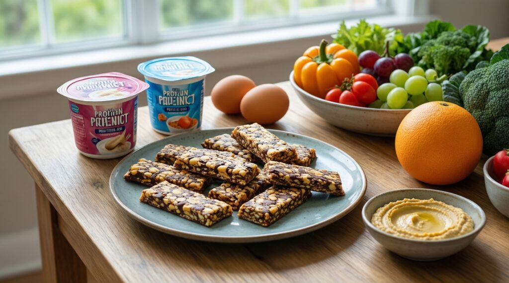 Быстрые перекусы без вреда: что держать дома и на работе - иллюстрация