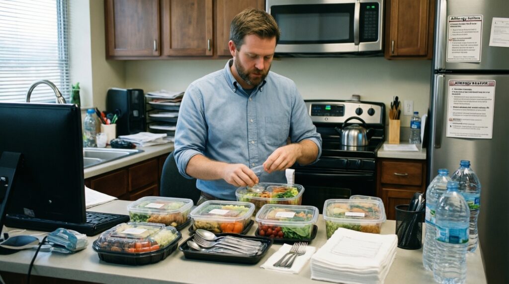 Быстрые перекусы без вреда: что держать дома и на работе - иллюстрация