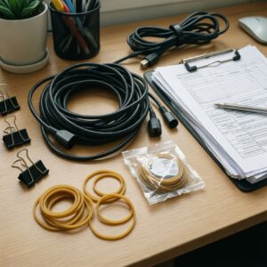 Универсальные лайфхаки с предметами под рукой: резинки, зажимы и скрепки