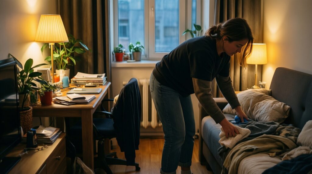 Как быстрее навести порядок дома за 15 минут - иллюстрация