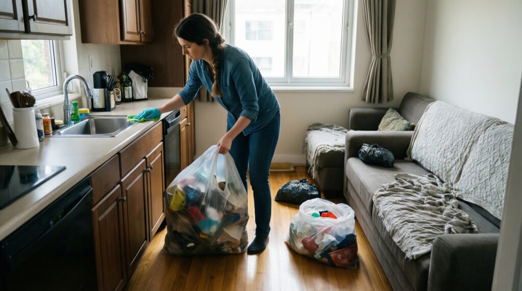 Как быстрее навести порядок дома за 15 минут - иллюстрация