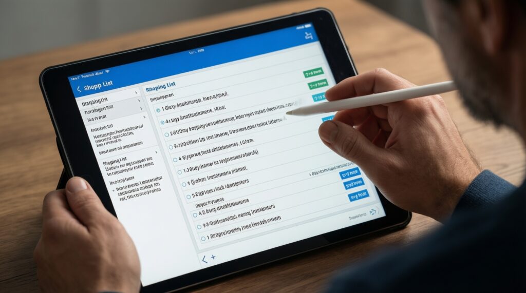 Умные списки покупок: как экономить время и деньги в магазине - иллюстрация