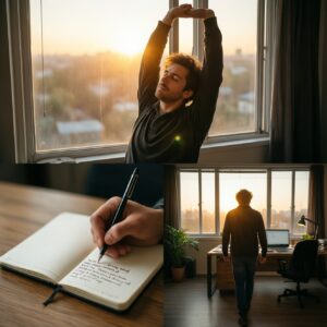 Мини-рутина утра, которая реально работает: 5 шагов для продуктивного дня