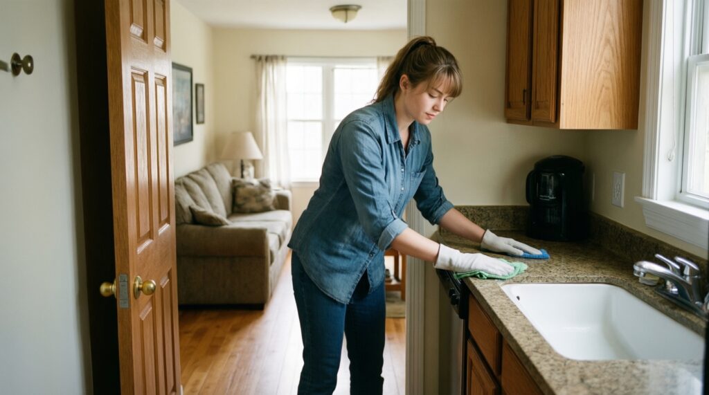 Лайфхаки для быстрой уборки за 15 минут: чек-лист по зонам - иллюстрация