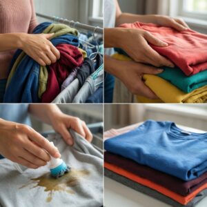 Лайфхаки для стирки белья: сортировка, удаление пятен, сушка и хранение