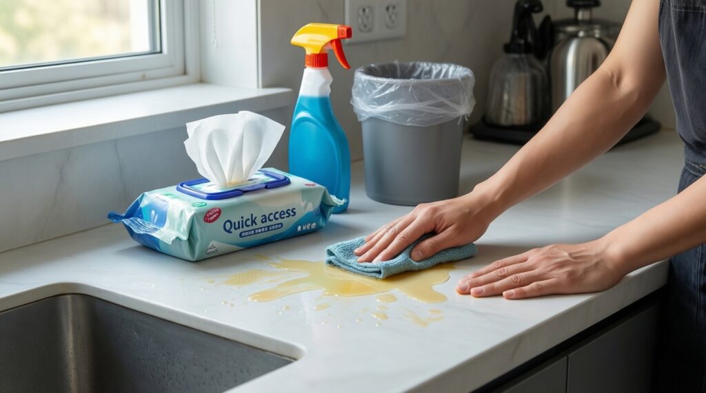 Умная уборка кухни: как поддерживать чистоту без генеральных уборок - иллюстрация