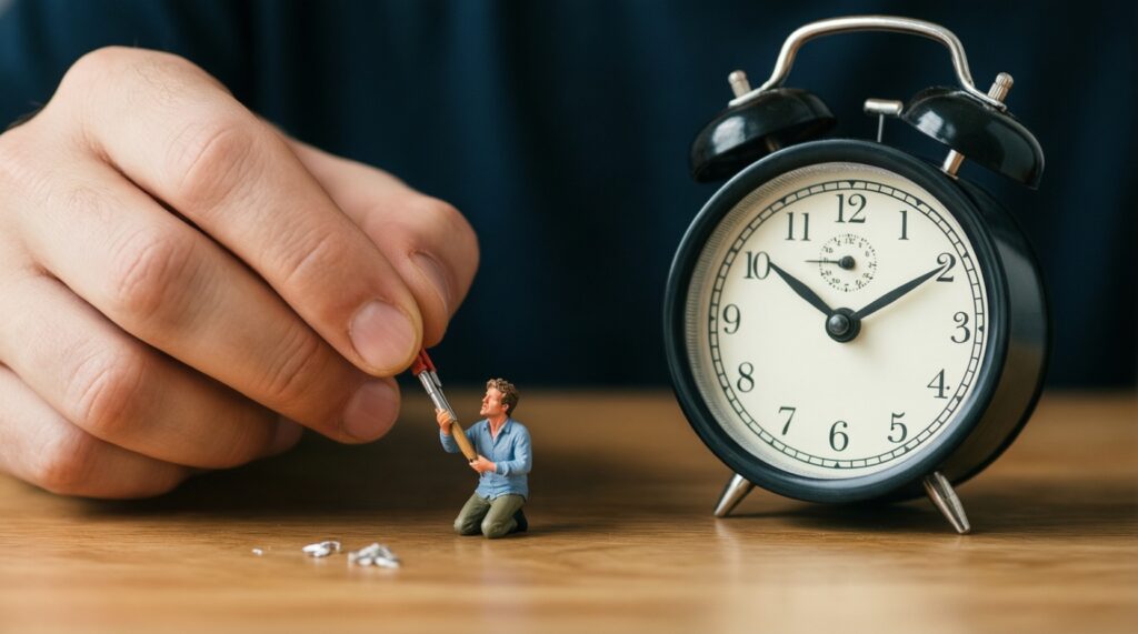 Лайфхак против прокрастинации: правило двух минут в реальной жизни - иллюстрация