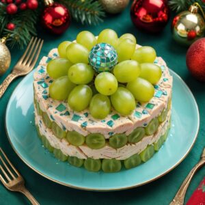 Салат «Тиффани» с курицей и виноградом: классический рецепт и варианты